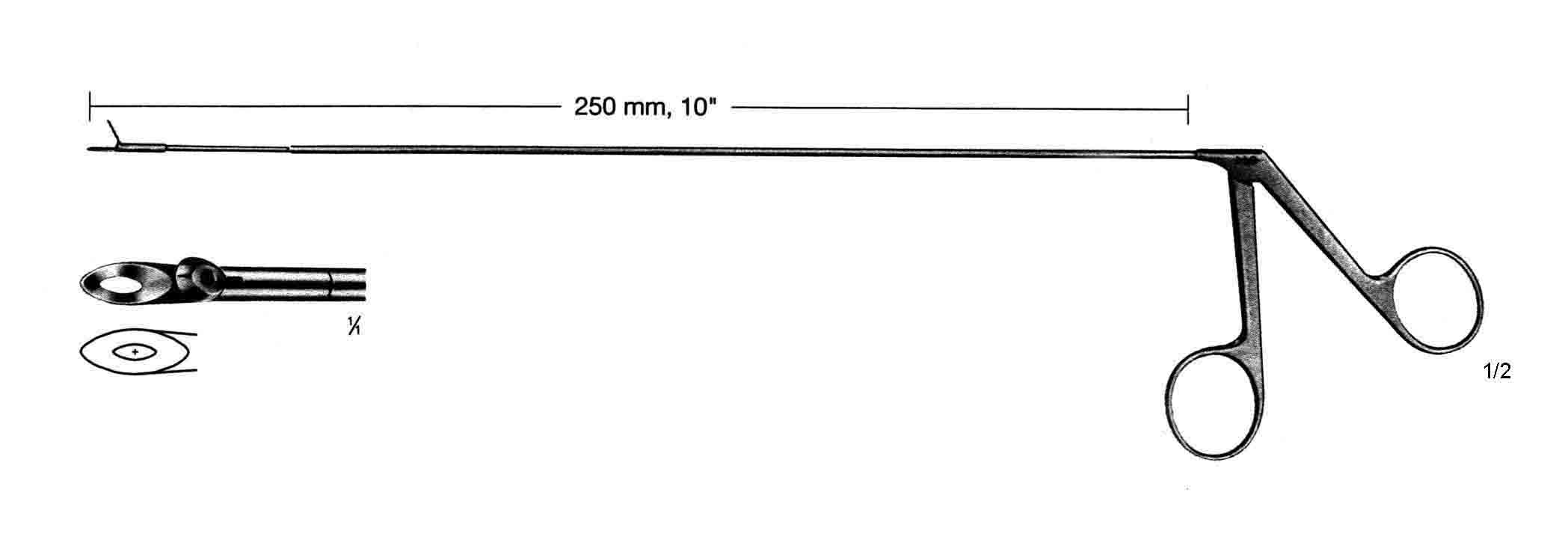 LARING FORSEPS 25 CM